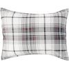 imageEddie Bauer  Queen Comforter Set Reversible Cotton Bedding with Matching Shams Plaid Home Decor for All Seasons Alder GreyRed QueenTwin