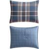 imageEddie Bauer  Queen Duvet Cover Reversible Bedding Set with Matching Shams Cozy Home Decor Shasta Lake Navy QueenNavy