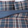 imageEddie Bauer  Queen Duvet Cover Reversible Bedding Set with Matching Shams Cozy Home Decor Shasta Lake Navy QueenNavy