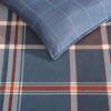 imageEddie Bauer  Queen Duvet Cover Reversible Bedding Set with Matching Shams Cozy Home Decor Shasta Lake Navy QueenNavy
