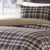 imageEddie Bauer  Queen Duvet Cover Set Reversible Bedding with Matching Shams Plaid Home Decor for All Seasons Port Gamble Blue QueenKing