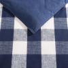 imageEddie Bauer  Queen Duvet Cover Set Reversible Cotton Bedding with Matching Shams Stylish Plaid Home Decor Lakehouse Blue QueenQueen