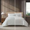 imageEddie Bauer Duvet Cover Set Soft Bedding with Matching Shams Buttons ampamp Corner Ties to Ensure Placement Striped Room Decor King NeutralCooper Stripe Green