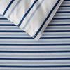 imageEddie Bauer Duvet Cover Set Soft Bedding with Matching Shams Buttons ampamp Corner Ties to Ensure Placement Striped Room Decor King NeutralCooper Stripe Blue