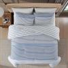 imageEddie Bauer Duvet Cover Set Soft Bedding with Matching Shams Buttons ampamp Corner Ties to Ensure Placement Striped Room Decor King NeutralCooper Stripe Blue