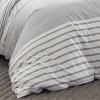 imageEddie Bauer Duvet Cover Set Soft Bedding with Matching Shams Buttons ampamp Corner Ties to Ensure Placement Striped Room Decor King NeutralNeutral