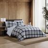 imageEddie Bauer Home  Queen Duvet Cover Set Cotton Reversible Bedding with Matching Shams Styligh Home Decor Lewis Navy QueenTwin