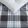 imageEddie Bauer Home  Queen Duvet Cover Set Cotton Reversible Bedding with Matching Shams Styligh Home Decor Lewis Navy QueenTwin