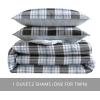 imageEddie Bauer Home  Queen Duvet Cover Set Cotton Reversible Bedding with Matching Shams Styligh Home Decor Lewis Navy QueenTwin