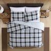 imageEddie Bauer Home  Queen Duvet Cover Set Cotton Reversible Bedding with Matching Shams Styligh Home Decor Lewis Navy QueenTwin