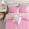 imageEddie Bauer Kids  Kids Comforter Set Super Soft Reversible Toddler Bedding with Matching Sham ampamp Bonus Decorative Pillow Ideal Boy Room Essentials Preston Check Blue TwinPreston Check Pink