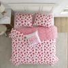 imageEddie Bauer Kids  Kids Comforter Set Super Soft Reversible Toddler Bedding with Matching Sham ampamp Bonus Decorative Pillow Ideal Boy Room Essentials Preston Check Blue TwinStrawberry Field Pink