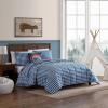 imageEddie Bauer Kids  Kids Comforter Set Super Soft Reversible Toddler Bedding with Matching Sham ampamp Bonus Decorative Pillow Ideal Boy Room Essentials Preston Check Blue TwinPreston Check Blue