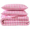 imageEddie Bauer Kids  Kids Comforter Set Super Soft Reversible Toddler Bedding with Matching Sham ampamp Bonus Decorative Pillow Ideal Boy Room Essentials Preston Check Blue TwinPreston Check Pink