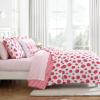 imageEddie Bauer Kids  Kids Comforter Set Super Soft Reversible Toddler Bedding with Matching Sham ampamp Bonus Decorative Pillow Ideal Boy Room Essentials Preston Check Blue TwinStrawberry Field Pink