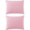 imageEddie Bauer Kids  Kids Comforter Set Super Soft Reversible Toddler Bedding with Matching Sham ampamp Bonus Decorative Pillow Ideal Boy Room Essentials Preston Check Blue TwinPreston Check Pink