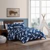 imageEddie Bauer Kids  Kids Comforter Set Super Soft Reversible Toddler Bedding with Matching Sham ampamp Bonus Decorative Pillow Ideal Boy Room Essentials Preston Check Blue TwinVinny  Shark Friends Blue
