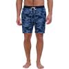 imageEddie Bauer Mens SPF 50 Volley Swim Trunk 8quot Inseam Comes with Comfort Liner  Ultimate Comfort ampamp StretchAtlantic Blue