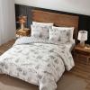 imageEddie Bauer Queen Comforter Set Reversible Microsuede Bedding with Matching Shams Casual Home Decor Normandy Plaid Black QueenRocky Mountain Cabin Grey