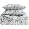 imageEddie Bauer Queen Comforter Set Reversible Microsuede Bedding with Matching Shams Casual Home Decor Normandy Plaid Black QueenWoodland Forest Grey