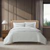 imageEddie Bauer Duvet Cover Set Soft Bedding with Matching Shams Buttons ampamp Corner Ties to Ensure Placement Striped Room Decor King NeutralCooper Stripe Green