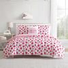 imageEddie Bauer Kids  Kids Comforter Set Super Soft Reversible Toddler Bedding with Matching Sham ampamp Bonus Decorative Pillow Ideal Boy Room Essentials Preston Check Blue TwinStrawberry Field Pink