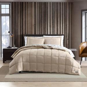 imageEddie Bauer  King Comforter Set Reversible Sherpa Bedding with Matching Shams Cozy ampamp Warm Home Decor Sherwood Brown KingSherwood Brown