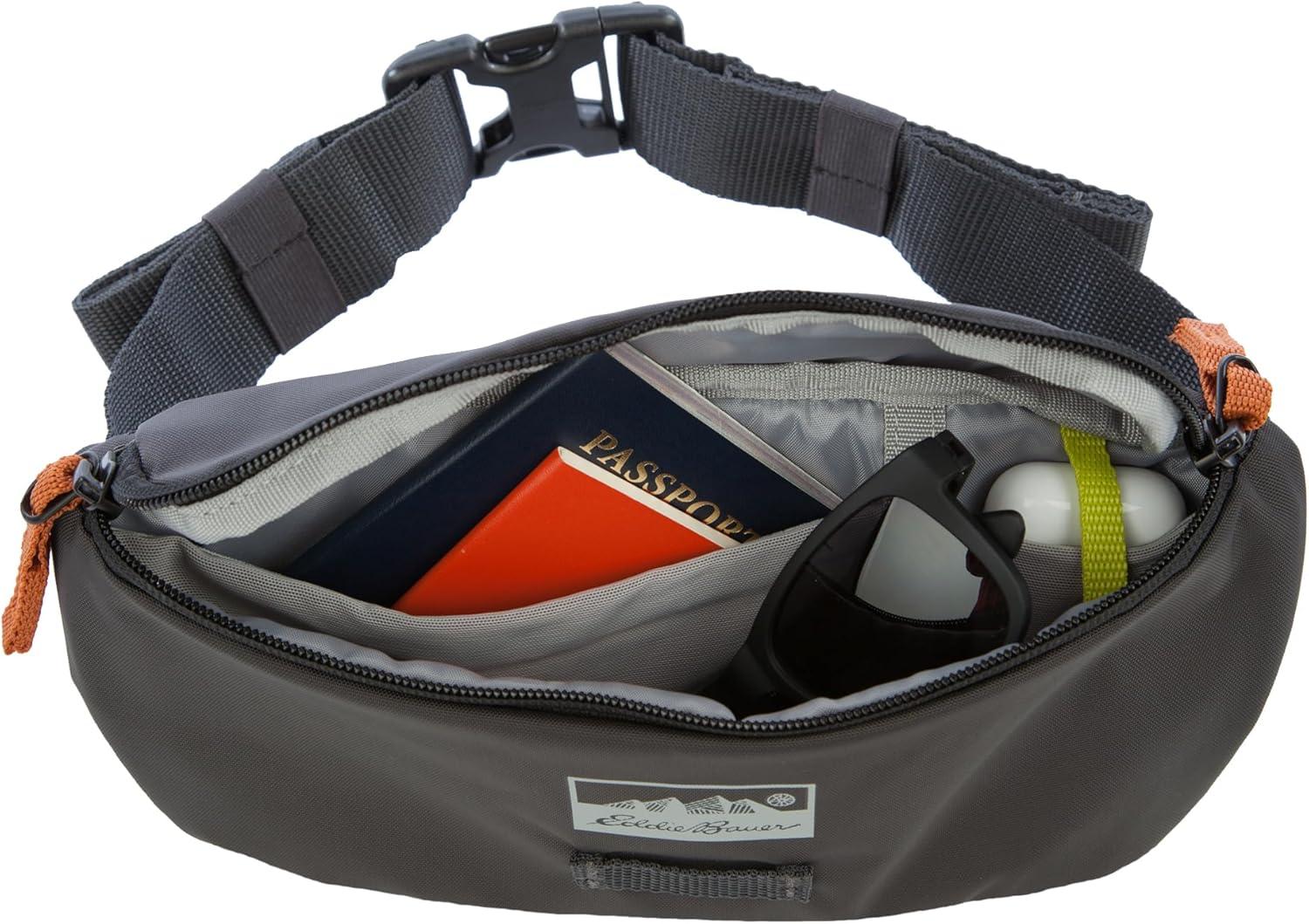 imageEddie Bauer 2l Transit Waist Pack with Adjustable WaistbandCarbon Black