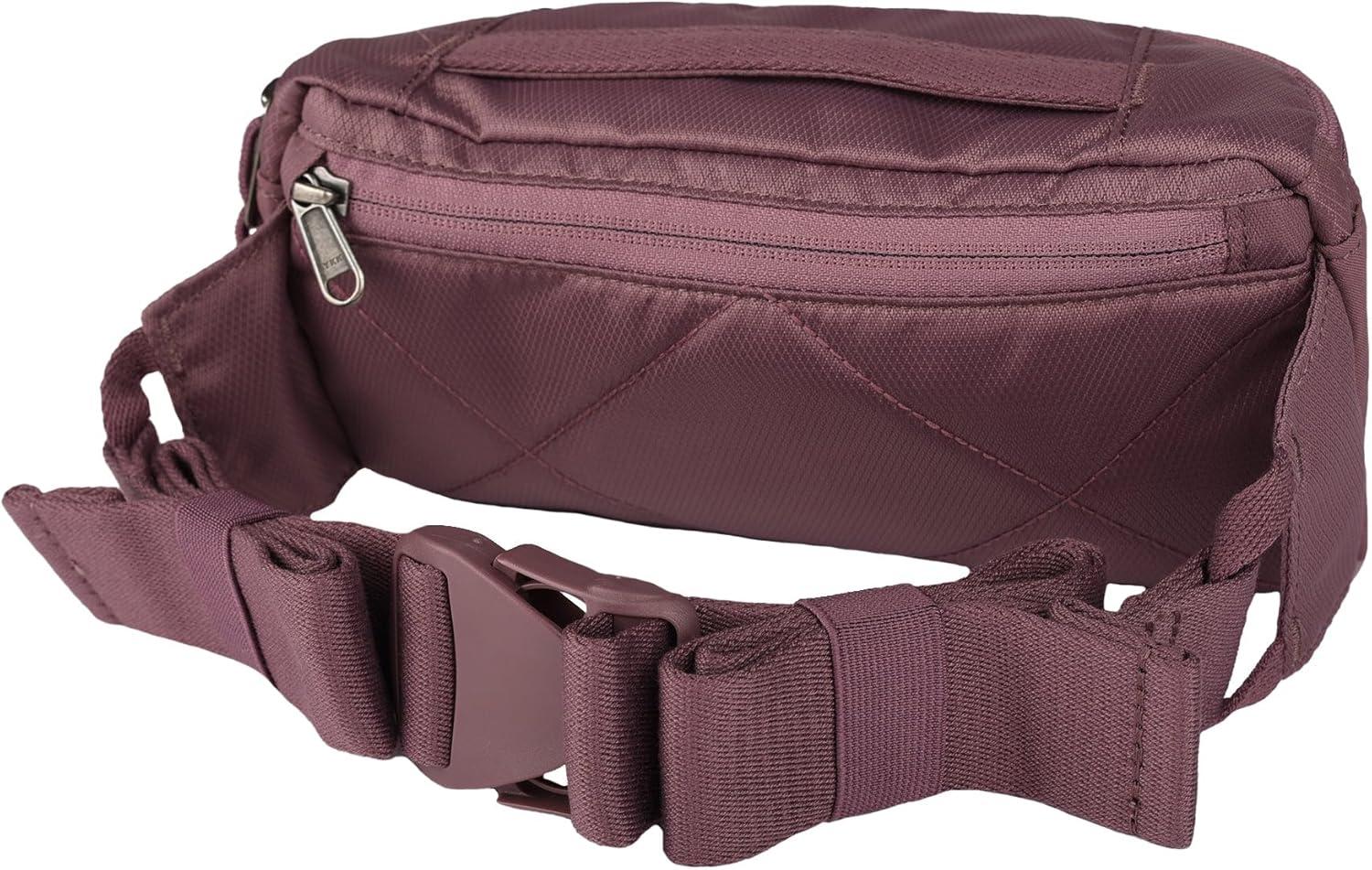 imageEddie Bauer 3L Skylar Crossbody Waist Pack with Versatile Pockets and Adjustable BeltDusty Violet