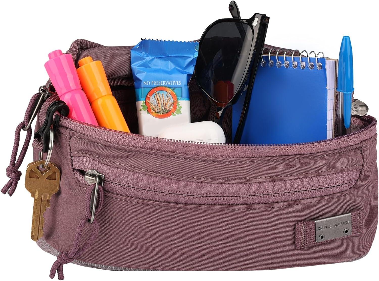 imageEddie Bauer 3L Skylar Crossbody Waist Pack with Versatile Pockets and Adjustable BeltDusty Violet