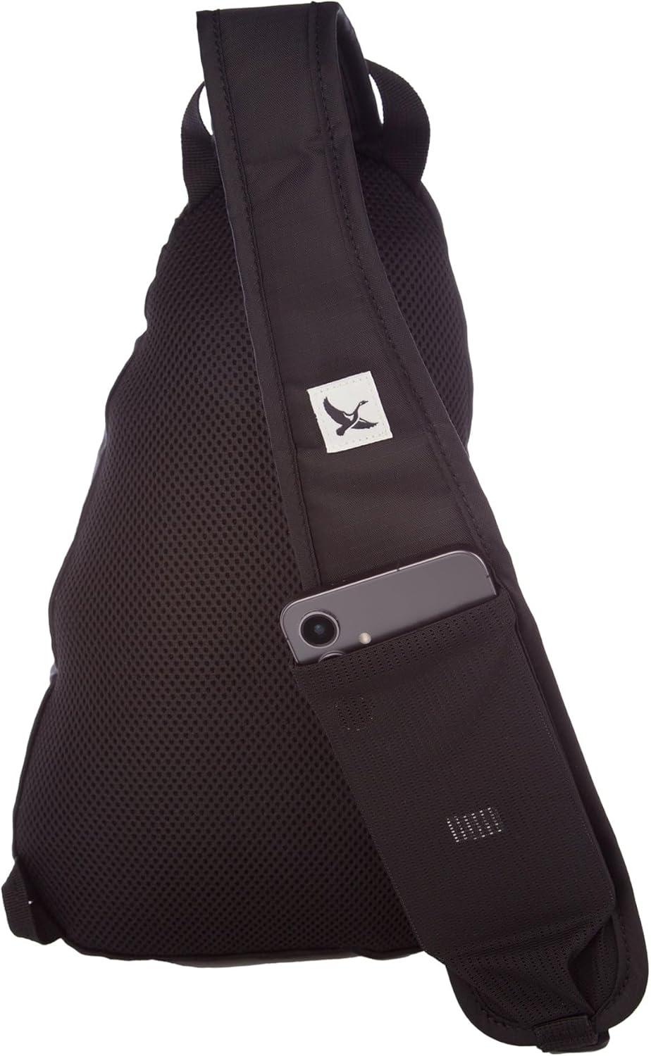 imageEddie Bauer 9L Multipurpose RFIDBlocking Lightweight Travel Shoulder Crossbody Sling Bag BrookBlack