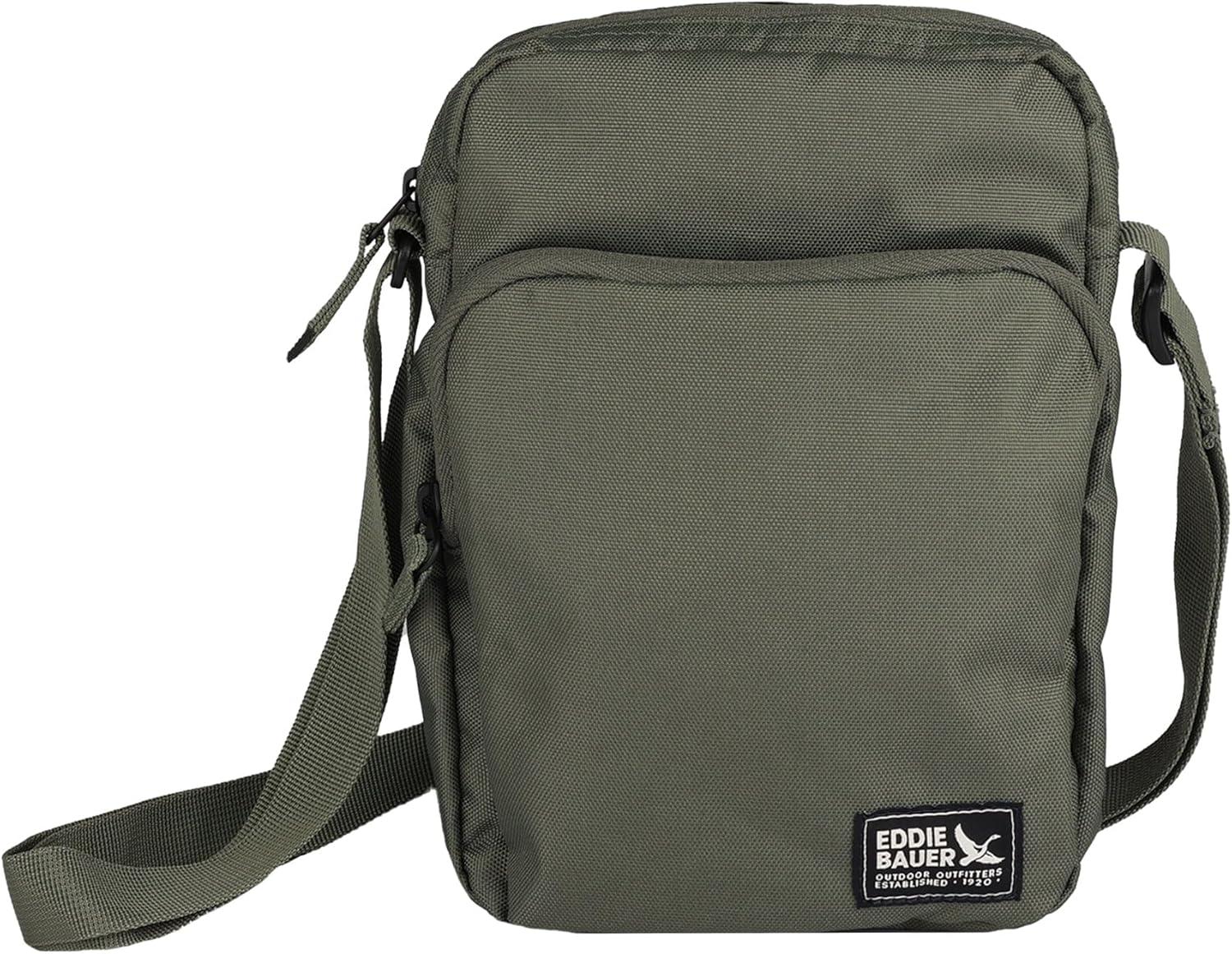 imageEddie Bauer Jasper Crossbody Bag  Everyday Carry  Lightweight  Travel  Adjustable  3L SlateClover