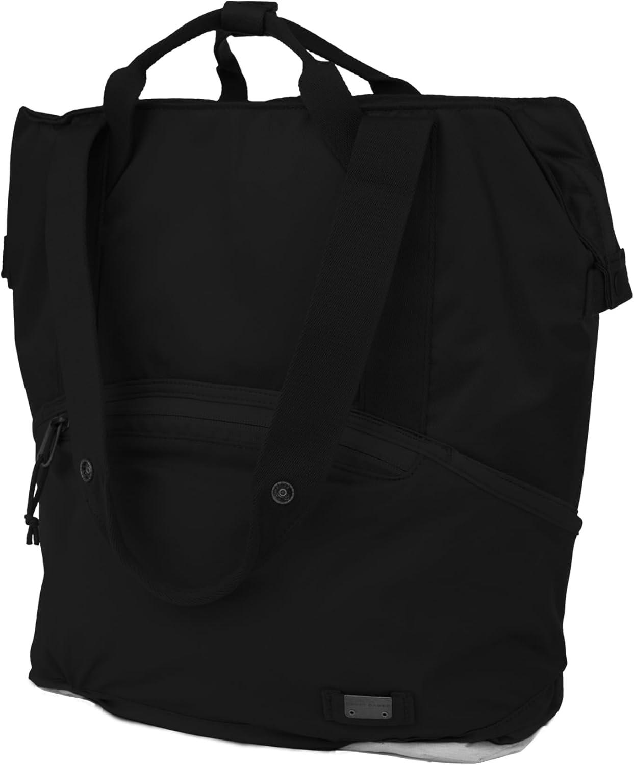 imageEddie Bauer Skylar Tote Bag  EDC  Work  Travel  Laptop Sleeve  Mesh Pockets  Convertible  Top Handle  25LBlack