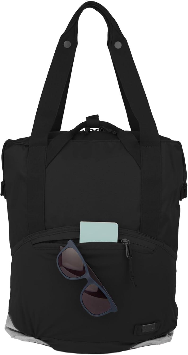 imageEddie Bauer Skylar Tote Bag  EDC  Work  Travel  Laptop Sleeve  Mesh Pockets  Convertible  Top Handle  25LBlack