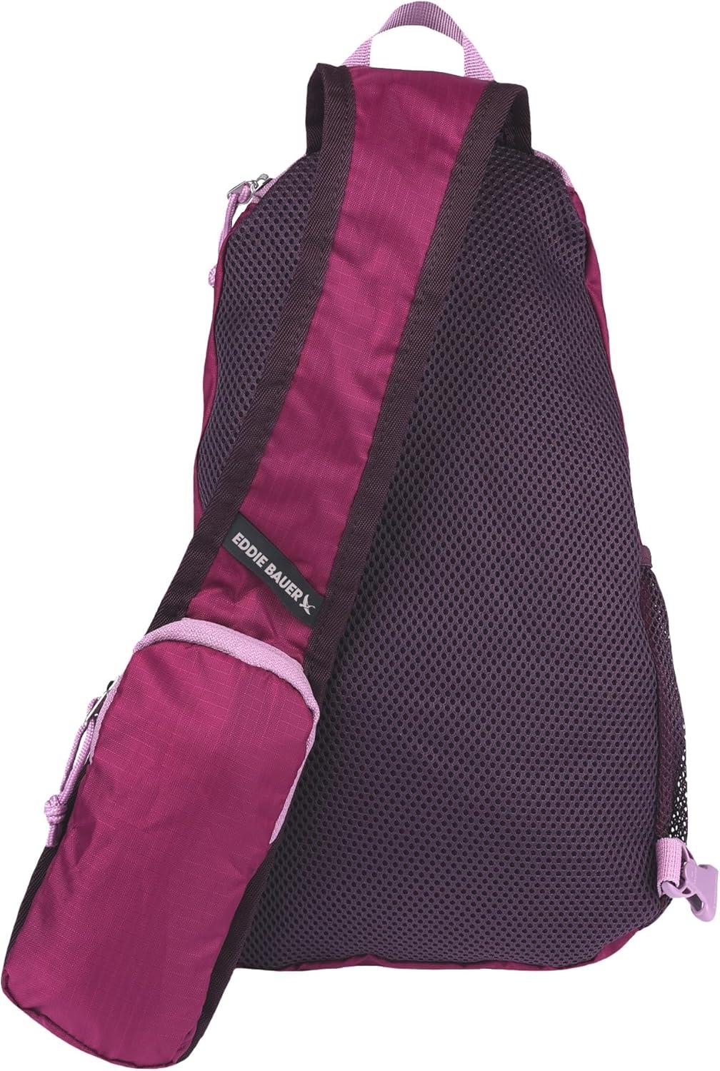 imageEddie Bauer Stowaway Packable Sling Bag Foldable Travel Outdoor Lightweight Compact Everyday Carry Ripstop Nylon 10LPort