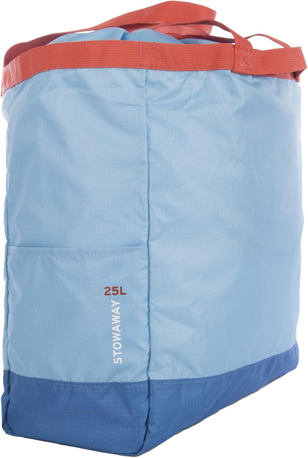 imageEddie Bauer Stowaway Packable Tote Bag  Lightweight  Compact  Cinch Closure  Ripstop Nylon  25l CapacityCoast