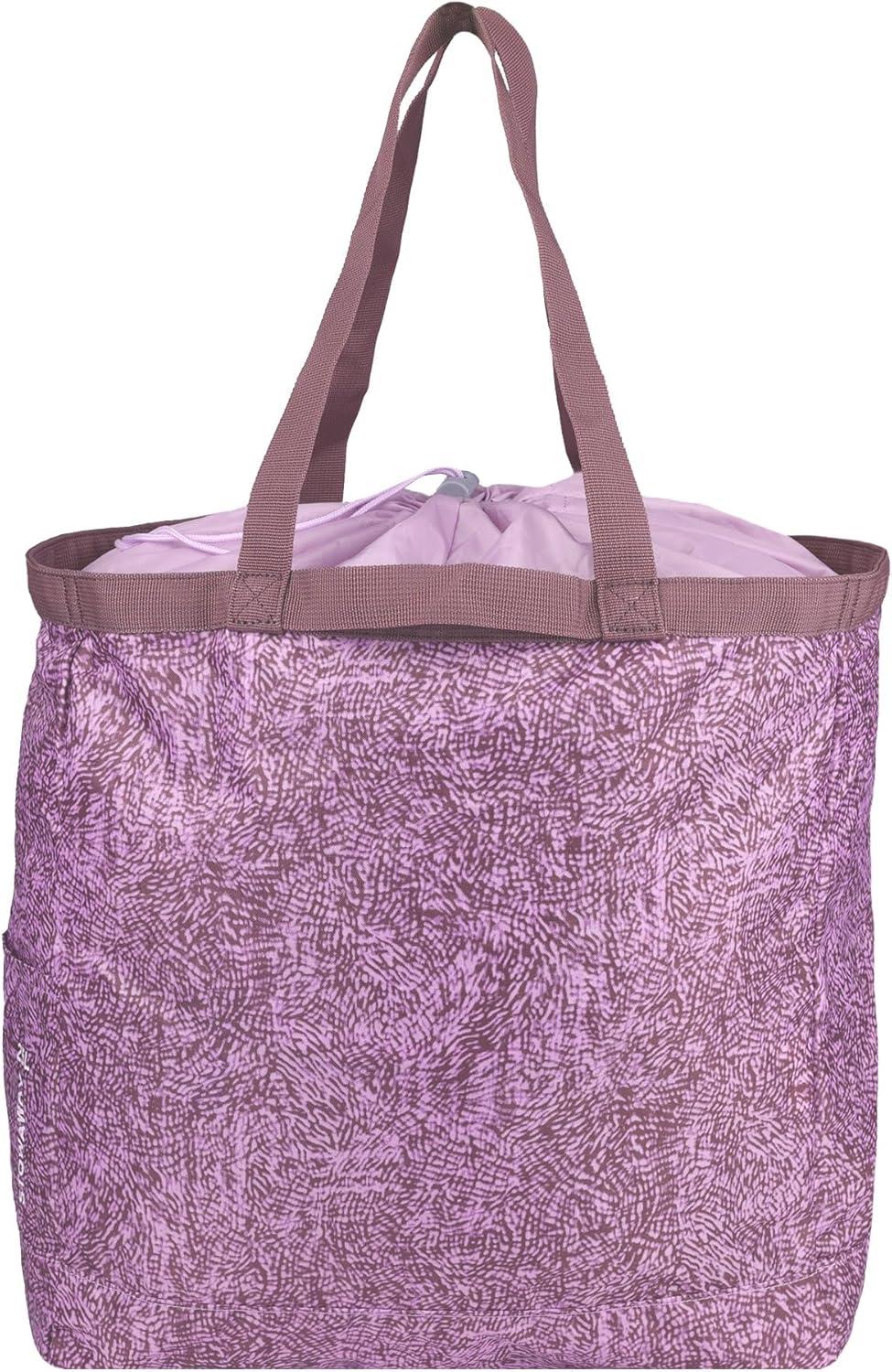 imageEddie Bauer Stowaway Packable Tote Bag  Lightweight  Compact  Cinch Closure  Ripstop Nylon  25l CapacityLilac