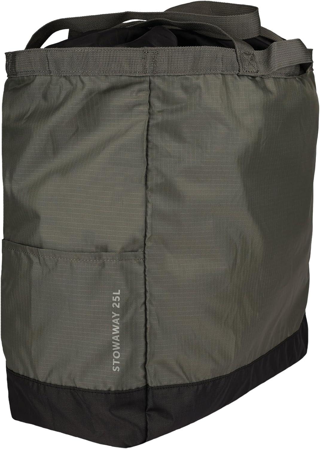 imageEddie Bauer Stowaway Packable Tote Bag  Lightweight  Compact  Cinch Closure  Ripstop Nylon  25l CapacitySpruce