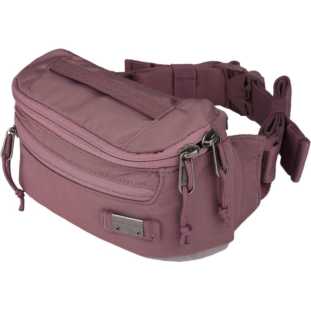 imageEddie Bauer 3L Skylar Crossbody Waist Pack with Versatile Pockets and Adjustable BeltDusty Violet