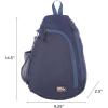 imageEddie Bauer Ripstop 8L Shoulder Sling Pack with Padded AirMesh Adjustable Crossbody Strap Black One SizeBrook