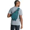 imageEddie Bauer Ripstop 8L Shoulder Sling Pack with Padded AirMesh Adjustable Crossbody Strap Black One SizeLight Aqua