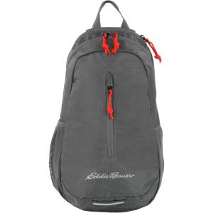 imageEddie Bauer Stowaway Packable Sling Bag Foldable Travel Outdoor Lightweight Compact Everyday Carry Ripstop Nylon 10LDark Smoke