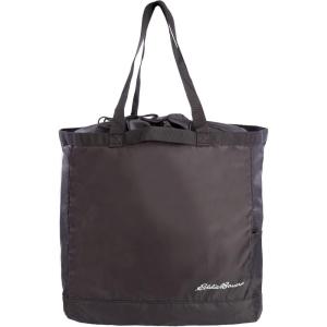 imageEddie Bauer Stowaway Packable Tote Bag  Lightweight  Compact  Cinch Closure  Ripstop Nylon  25l CapacityOnyx