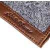 imageEddie Bauer Men Pioneer Leather and Printed Cotton Canvas Bilfold Wallet Assorted GraphicsGrey