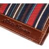 imageEddie Bauer Men Pioneer Leather and Printed Cotton Canvas Bilfold Wallet Assorted GraphicsMulti