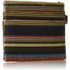 imageEddie Bauer Men Pioneer Leather and Printed Cotton Canvas Money Clip Card Case Wallet Assorted GraphicsMulti