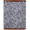 imageEddie Bauer Men Pioneer Leather and Printed Cotton Canvas Trifold Wallet Assorted GraphicsGrey