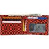 imageEddie Bauer Men Signature Bifold Passcase Wallet Available in Cotton Canvas Or Ripstop NylonCanvas Print  Red