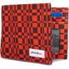 imageEddie Bauer Men Signature Bifold Passcase Wallet Available in Cotton Canvas Or Ripstop NylonCanvas Print  Red