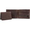 imageEddie Bauer Men Signature Leather Bifold Passcase WalletEmbossed Leather  Tan